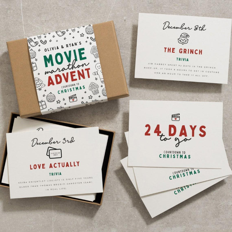 Calendario dell'Avvento di Natale su film/film - Regalo di Natale