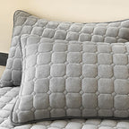 Coperta moderna morbida con trama quadrata | Elegante copriletto soffice e copridivano