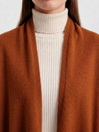 Cosy Wool Wrap - Gilet da donna