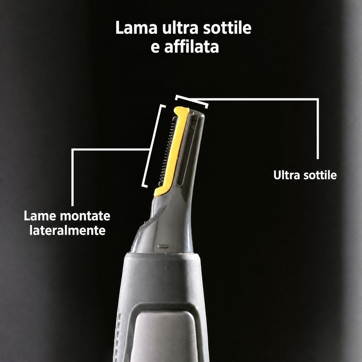 Strumento di Toelettatura di Precisione | Lame a Micro-Oscillazione | Acciaio al Titanio