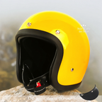 Casco moto vintage a profilo basso omologato DOT ed ECE