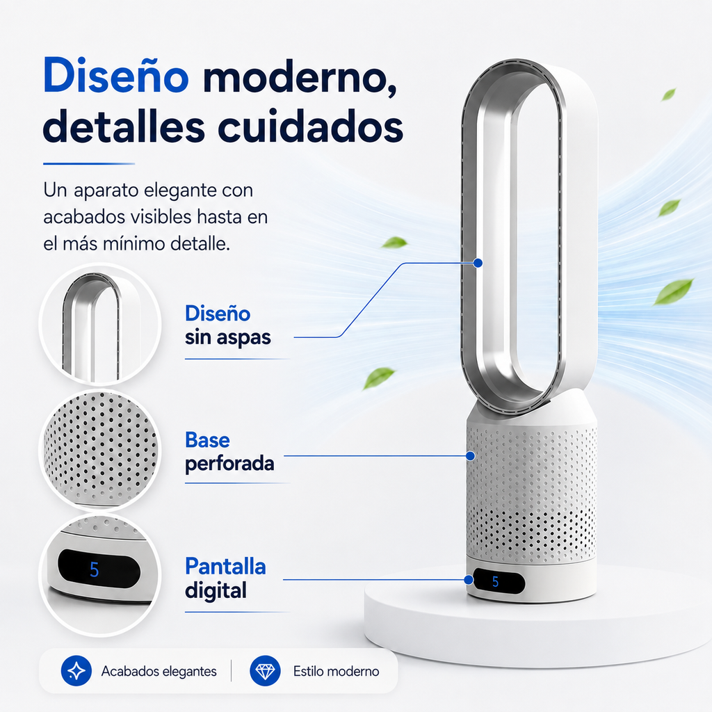 Raffrescatore d'aria 3 in 1 AirPure con purificazione UV e ionizzatore