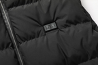 Giacca unisex riscaldata con materiale termico e idrorepellente regolabile