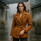 Piumino da donna chic con cintura: comodo e alla moda