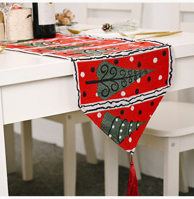Decorazioni natalizie per decorazioni da tavola in stoffa per maglieria