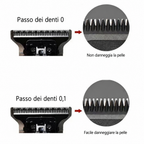 Kit professionale da uomo tagliacapelli e rasoio elettrico