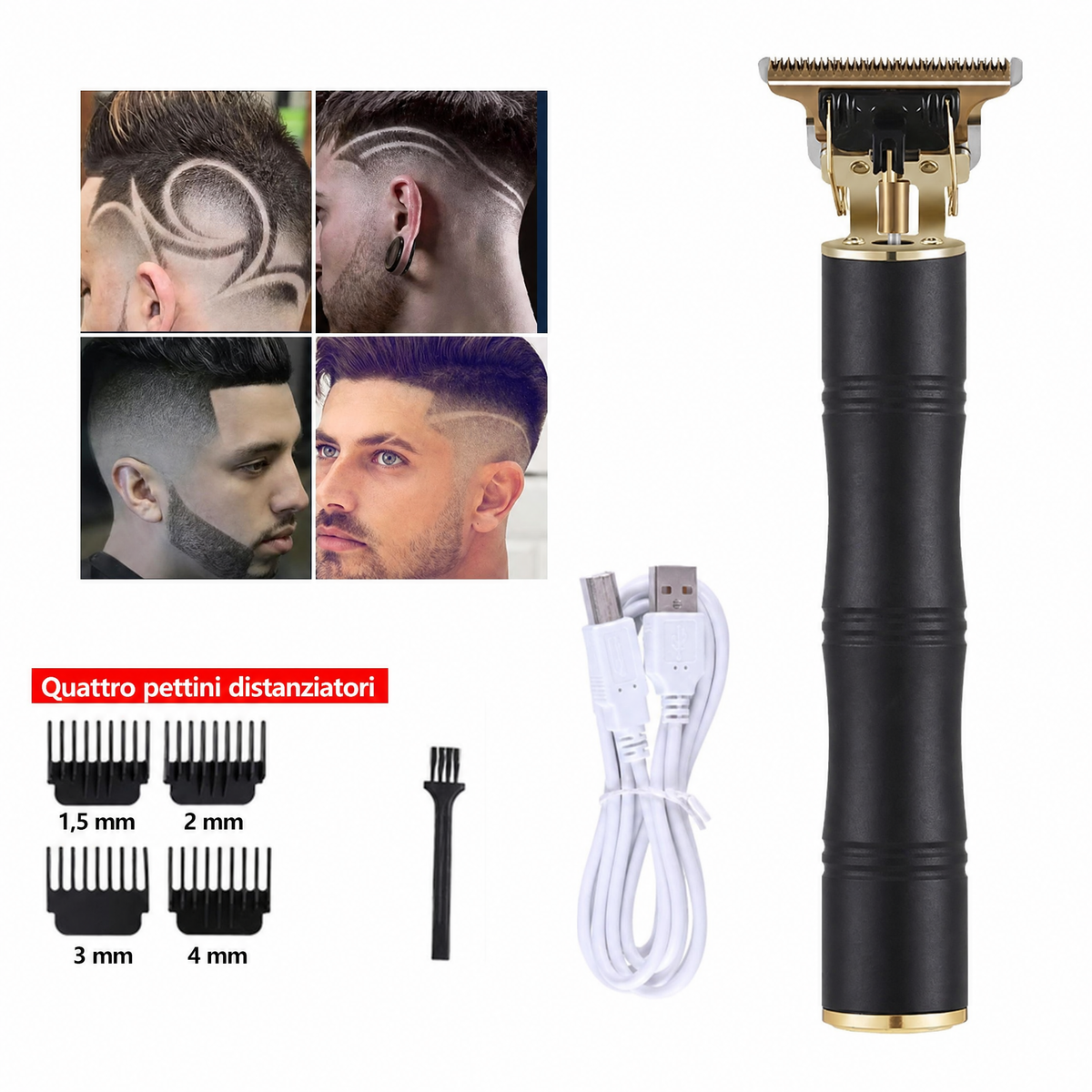 RazorPro - Tagliacapelli elettrico con lama a T