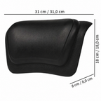 Cuscino da bagno antiscivolo HydroLuxe con schiuma in silicone e rivestimento in PU