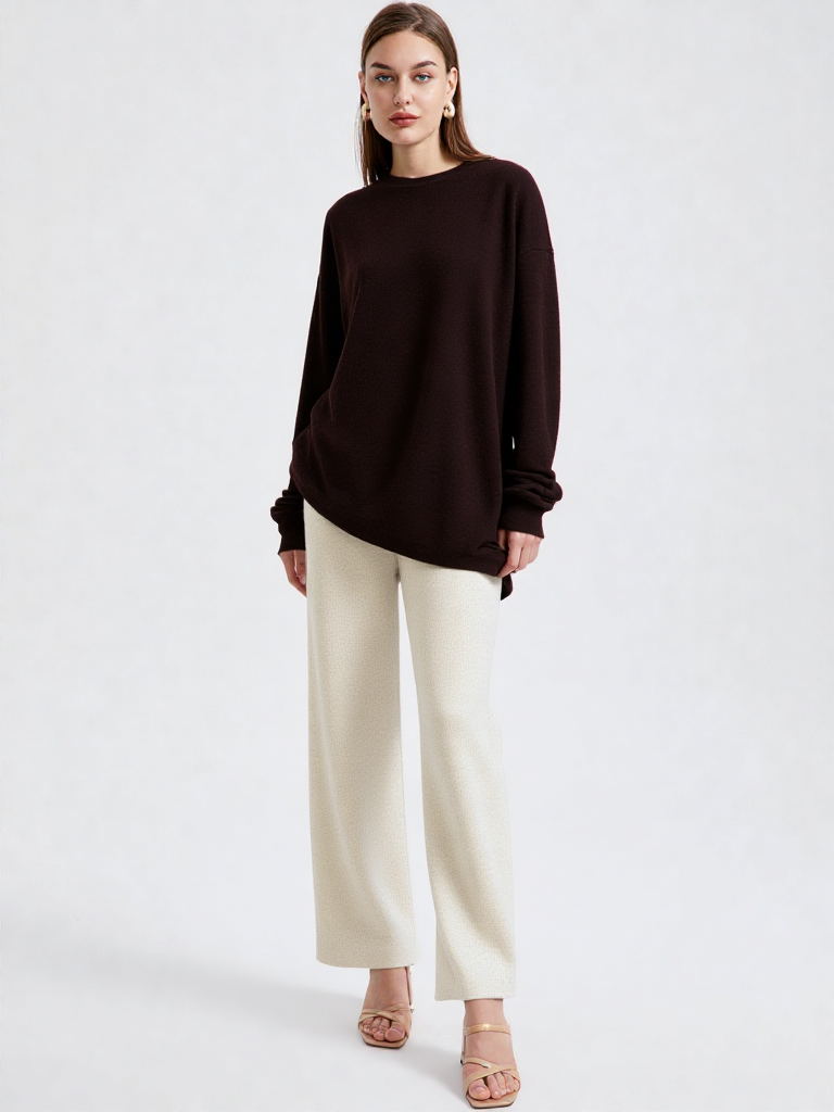 Pantaloni in maglia Maelis