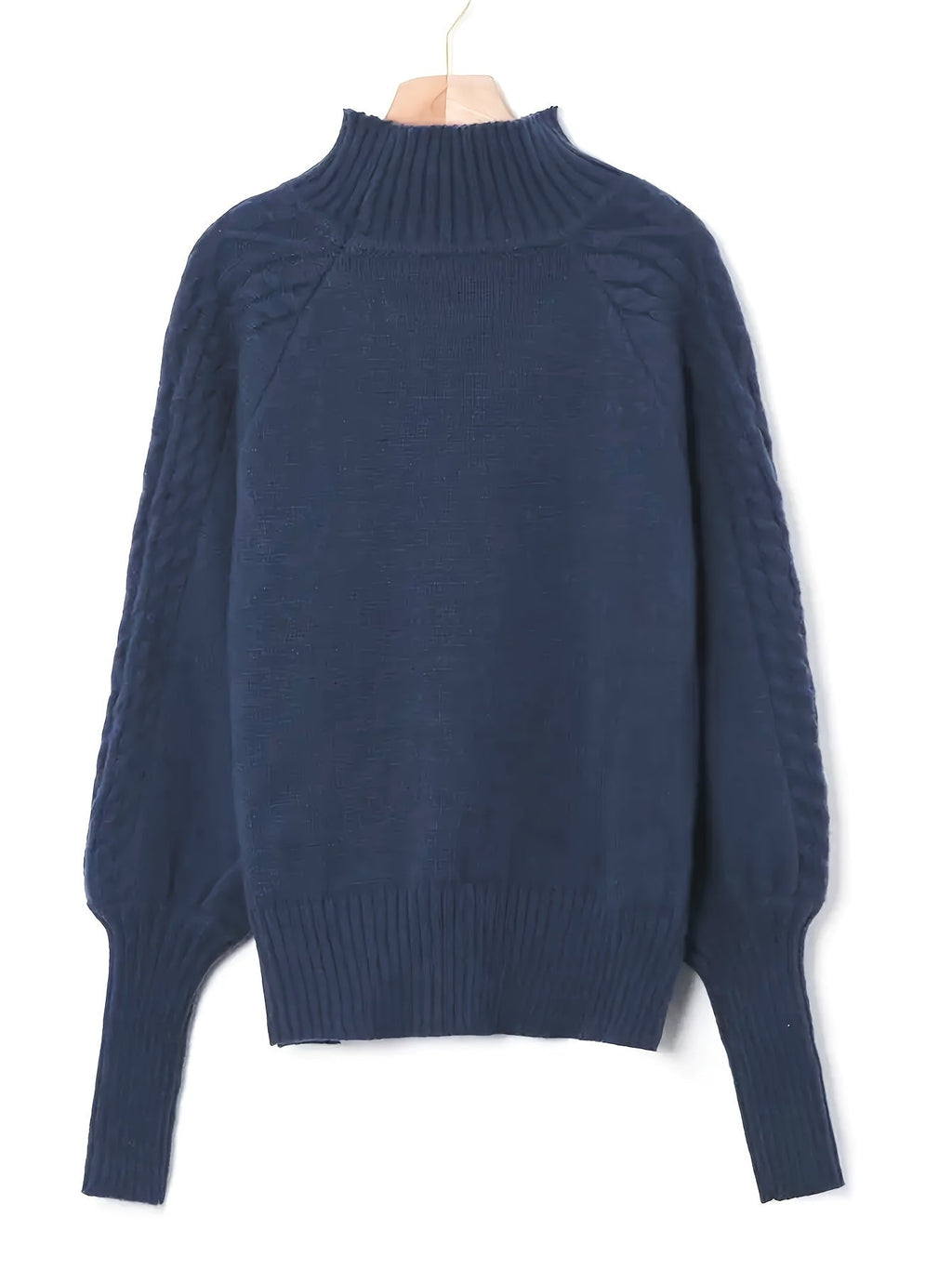 Dames Gebreide Pullover met Halfhoge Kraag | Elegante e confortevole