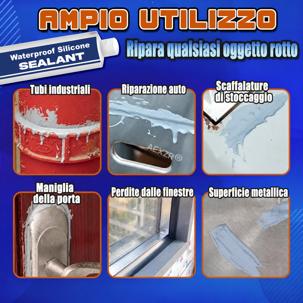 Sigillante | Sigillante siliconico impermeabile | Resistente alle intemperie | SealPro