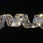 Luci a LED Decorazioni natalizie con nastro a doppio strato con stampa a caldo