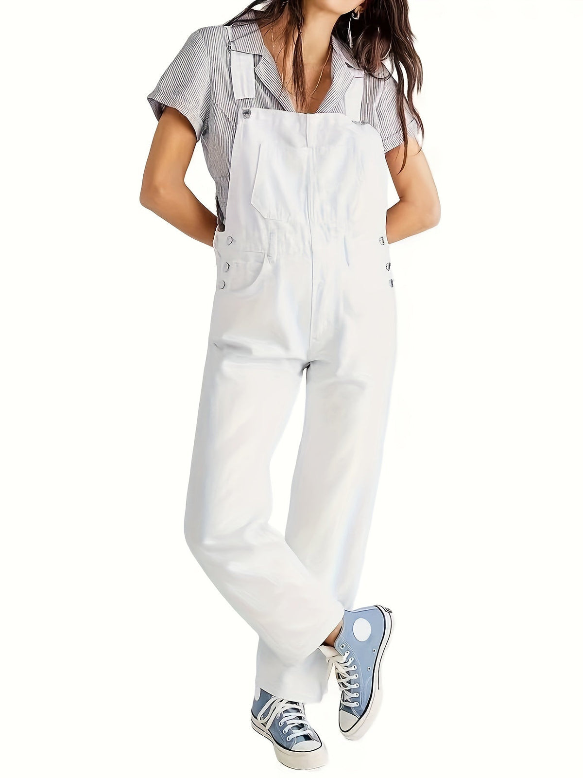 Tuta da donna in denim alla moda | Casual e stijlvol voor lente, zomer e herfst