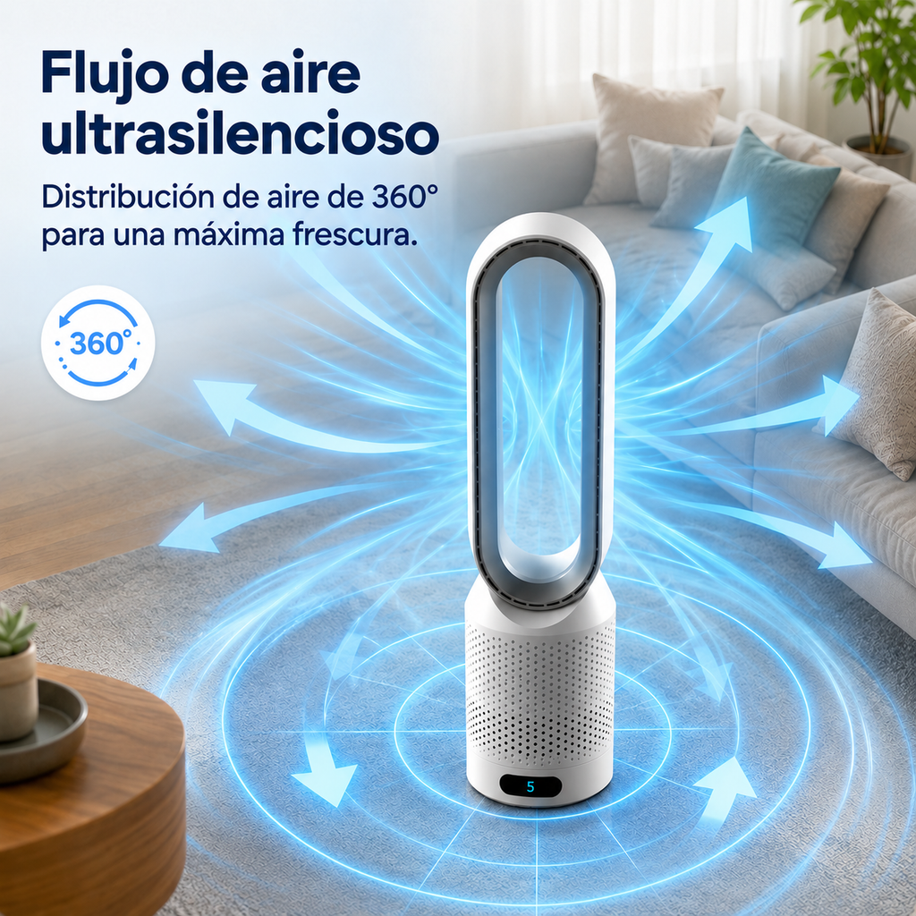 Raffrescatore d'aria 3 in 1 AirPure che purifica e ionizza