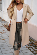 Avy - Cappotto invernale lungo sartoriale alla moda da donna