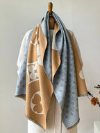 Scaldacollo invernale con sciarpa in finto cashmere di lusso