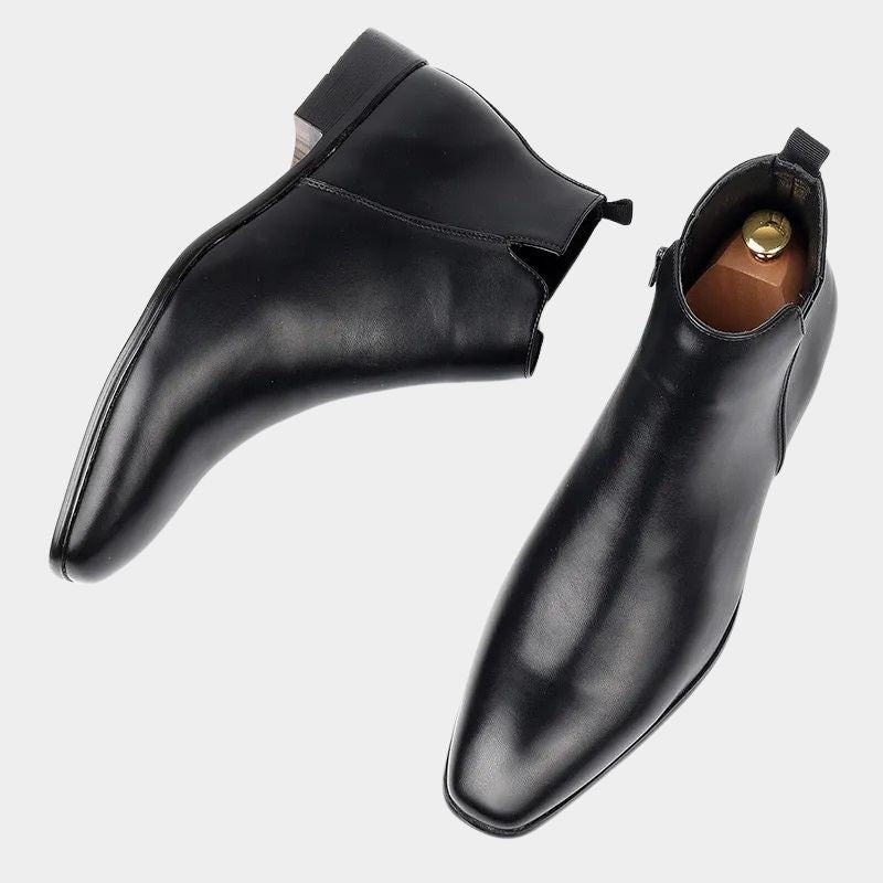 Stivali eleganti in pelle Aurelia Chelsea da uomo, eleganti