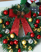 Ghirlanda di Natale Rami Campane Luci natalizie Luci decorative a corda
