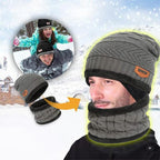 Set cappello invernale con sciarpa