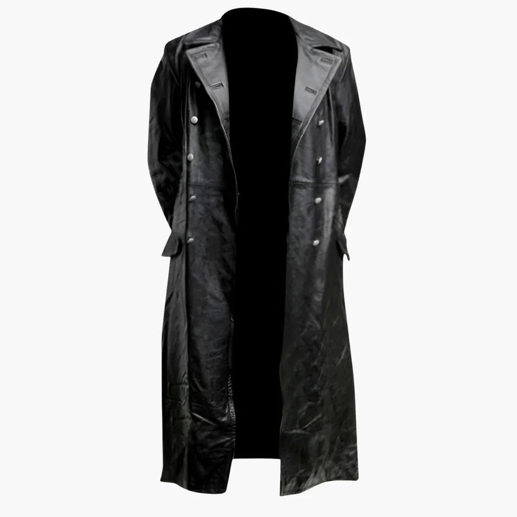 Cappotto da uomo con doppiopetto davanti