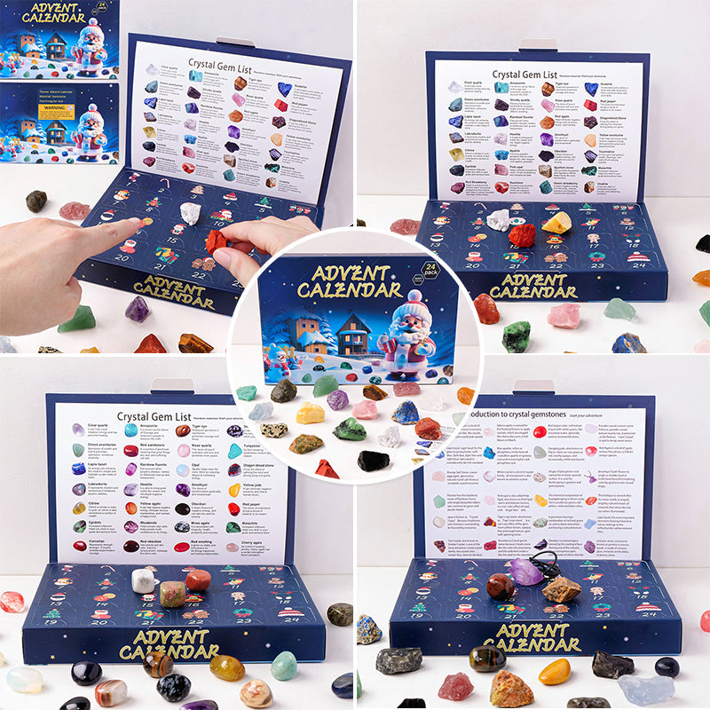 Calendario dell'Avvento in pietra natalizia