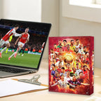 GiftGoal - Calendario dell'Avvento con set da calcio per regalo di Natale
