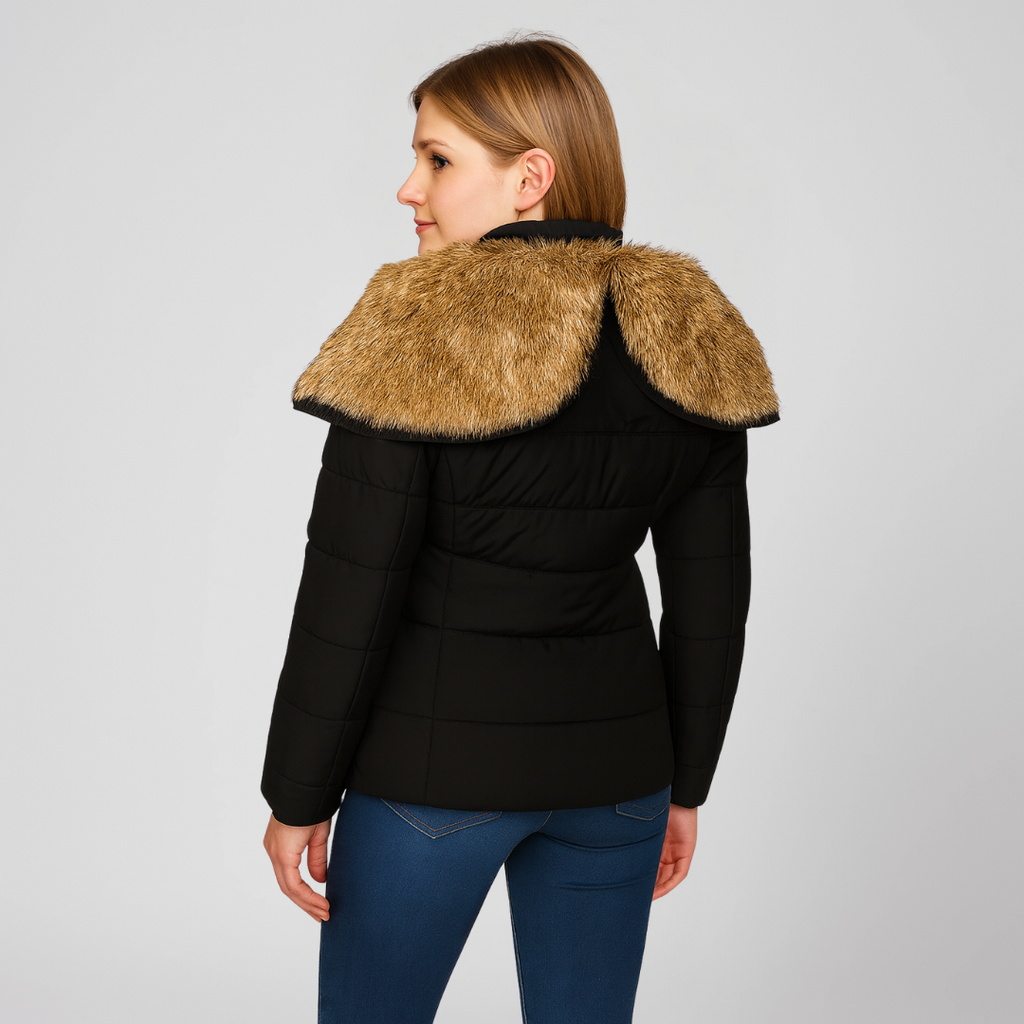 Cappotto invernale Nordelle | Capispalla trapuntato con cappuccio isolante per donna