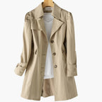 Trench con cappuccio da donna