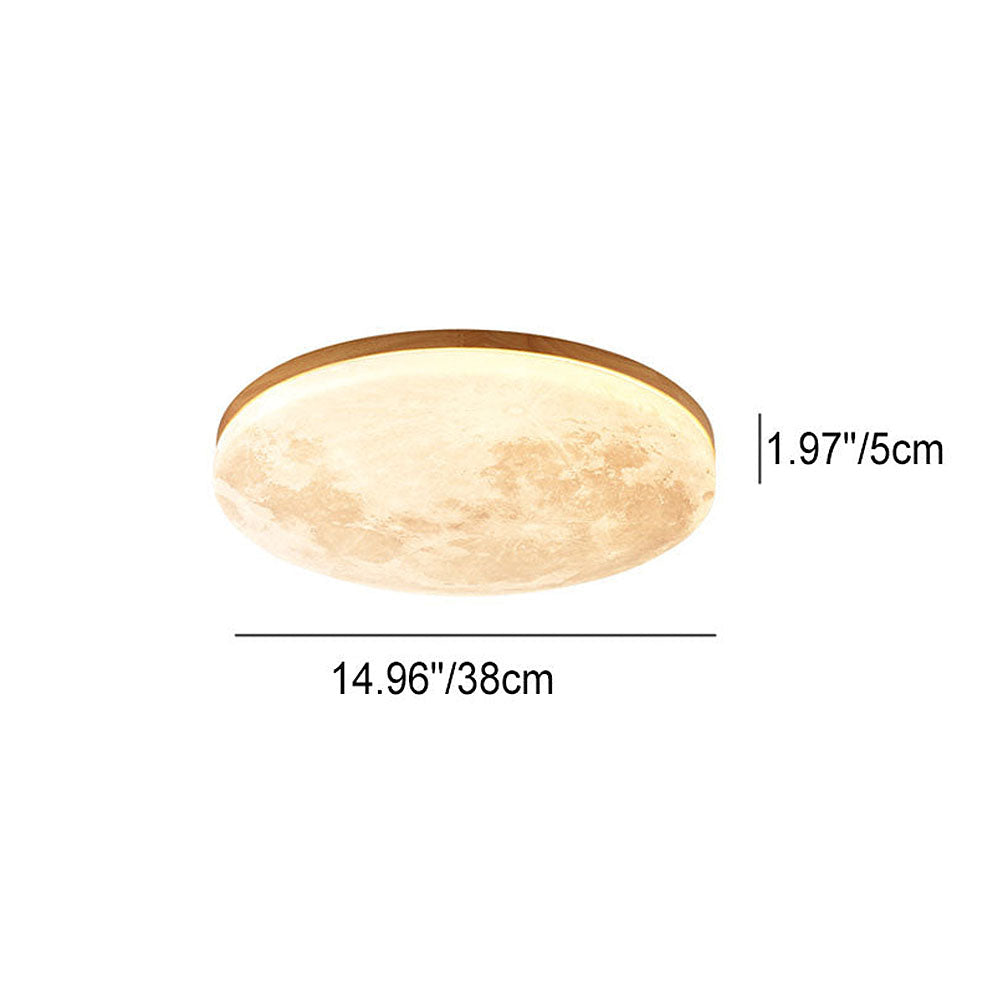 LunaGlow - Lampada da soffitto Moon Lamp con illuminazione LED morbida