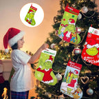 Calze di Natale verdi Decorazioni natalizie