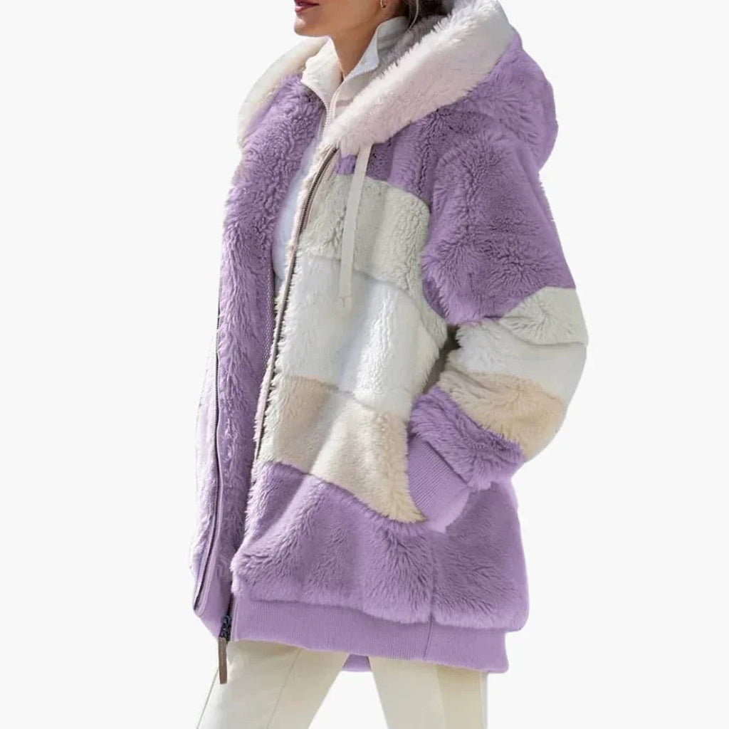 Giacca da donna con cappuccio e cerniera