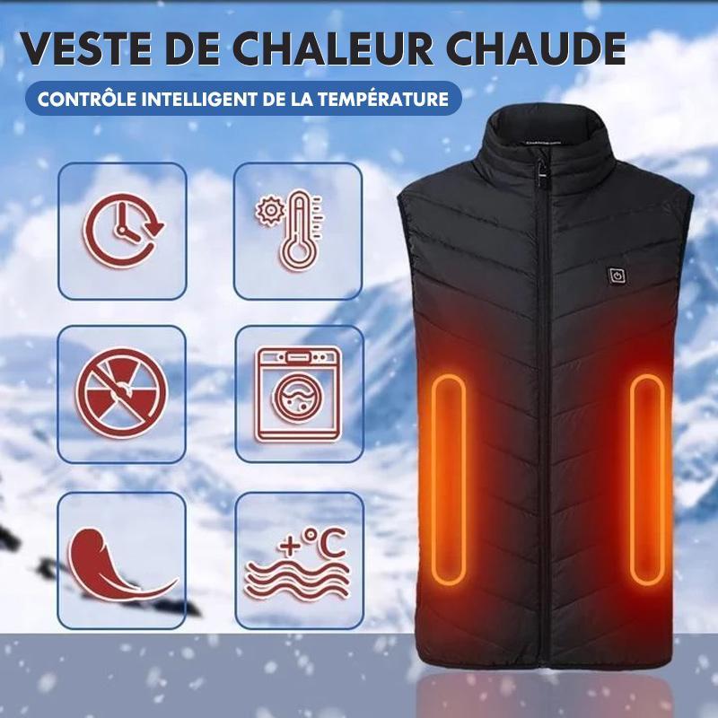 Gilet riscaldato da uomo coibentato