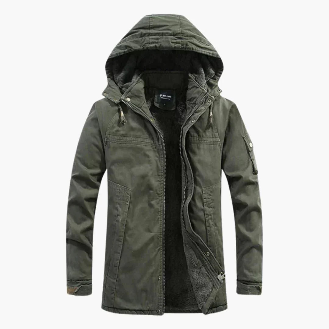 Giacca in pile da uomo calda, accogliente e versatile