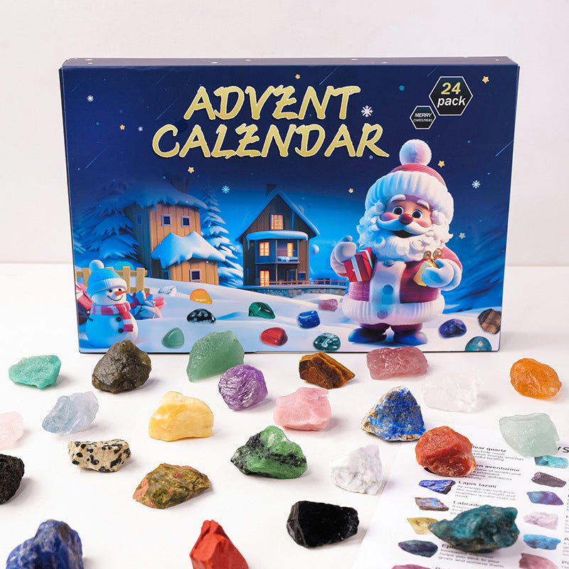 Calendario dell'Avvento in pietra natalizia
