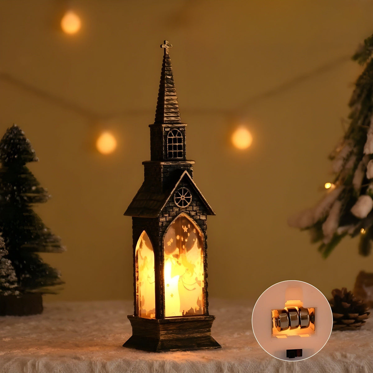 HolidayGlow Light - Lampada LED moderna per ornamento natalizio