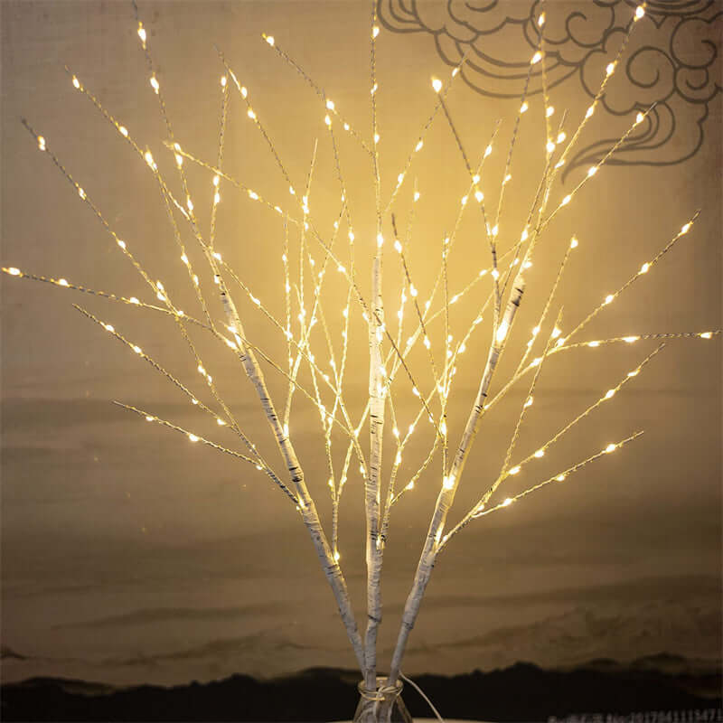Luci decorative a LED per albero di betulla di Natale