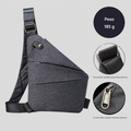 Borsa organizer a tracolla antifurto con cerniere nascoste