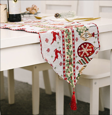 Decorazioni natalizie per decorazioni da tavola in stoffa per maglieria