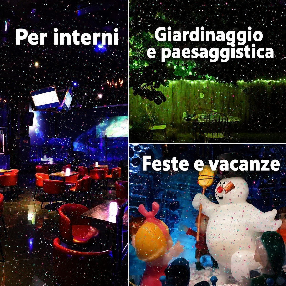 Proiettore LED da Giardino Luci Festive da Esterno