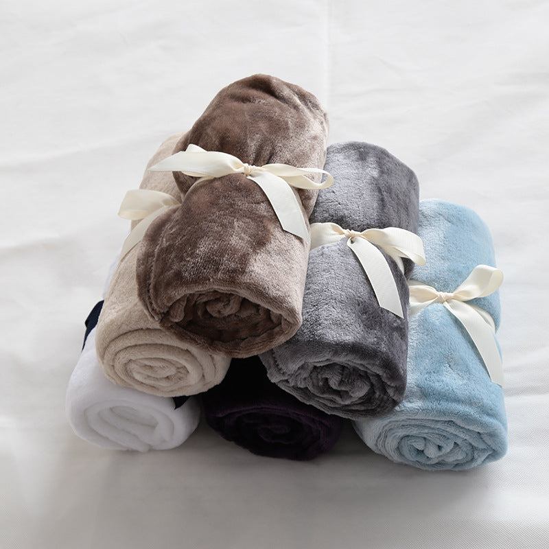 Accogliente coperta in morbido pile
