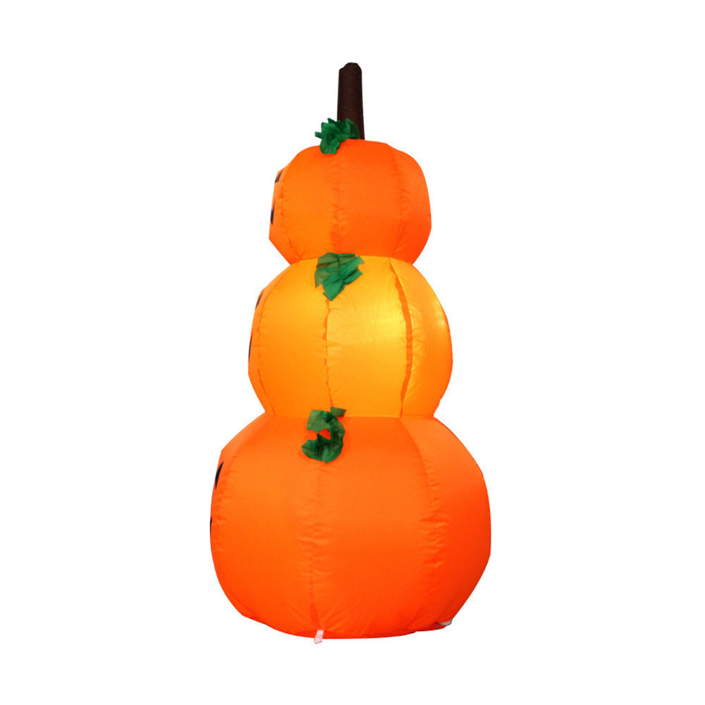 Pila di zucca gonfiabile Decorazione di Halloween 2025 all'aperto