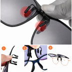 Occhiali da sole clip-on per occhiali da vista