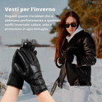 Heated Gloves for Women UK – Guanti invernali termici impermeabili da donna con touch screen e design riscaldato ricaric