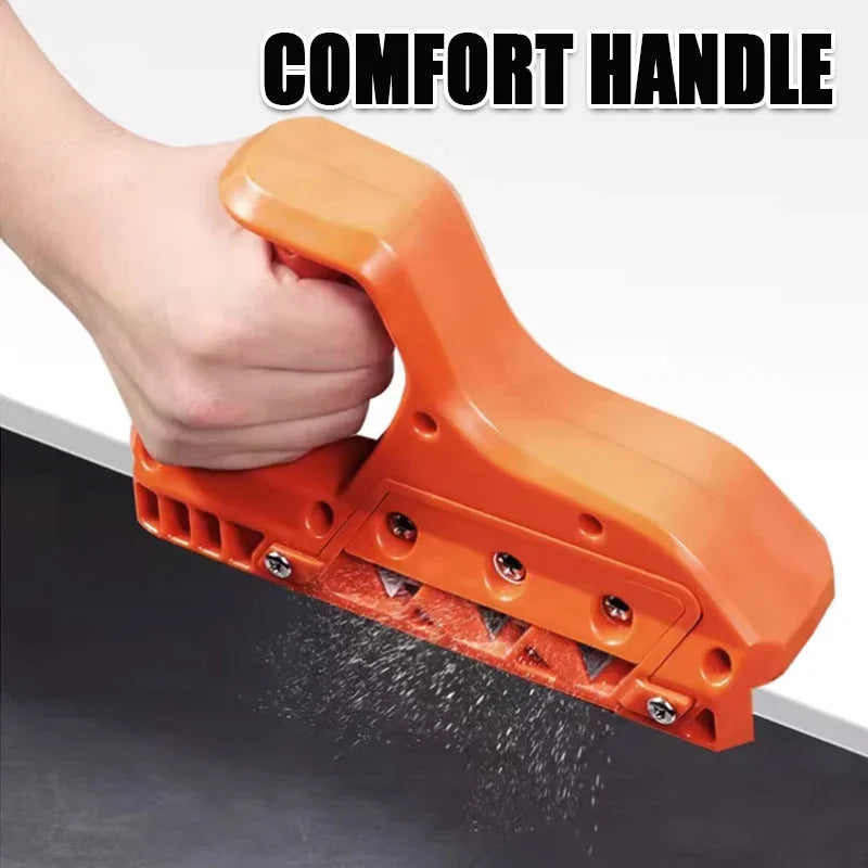 Utensile manuale per la lavorazione del legno per smussare i bordi del cartongesso