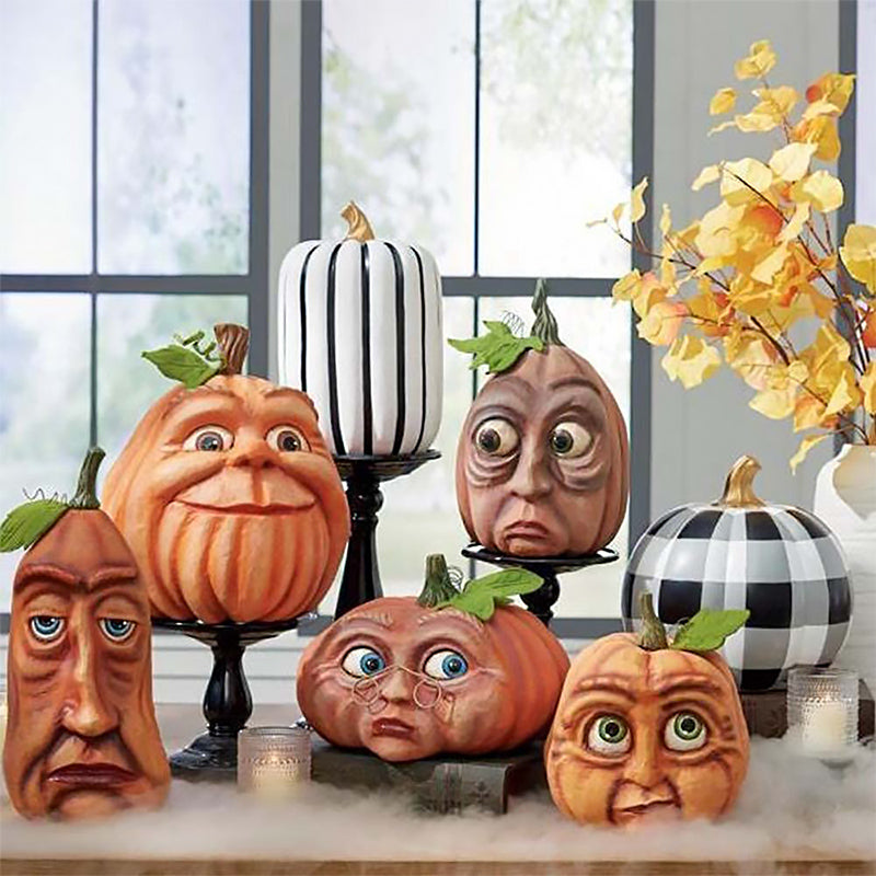 Interessante decorazione di zucca