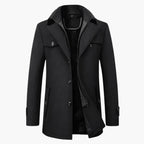 Cappotto classico in lana da uomo. Elegante e caldo per l'inverno