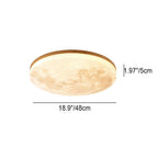 LunaGlow - Lampada da soffitto Moon Lamp con illuminazione LED morbida