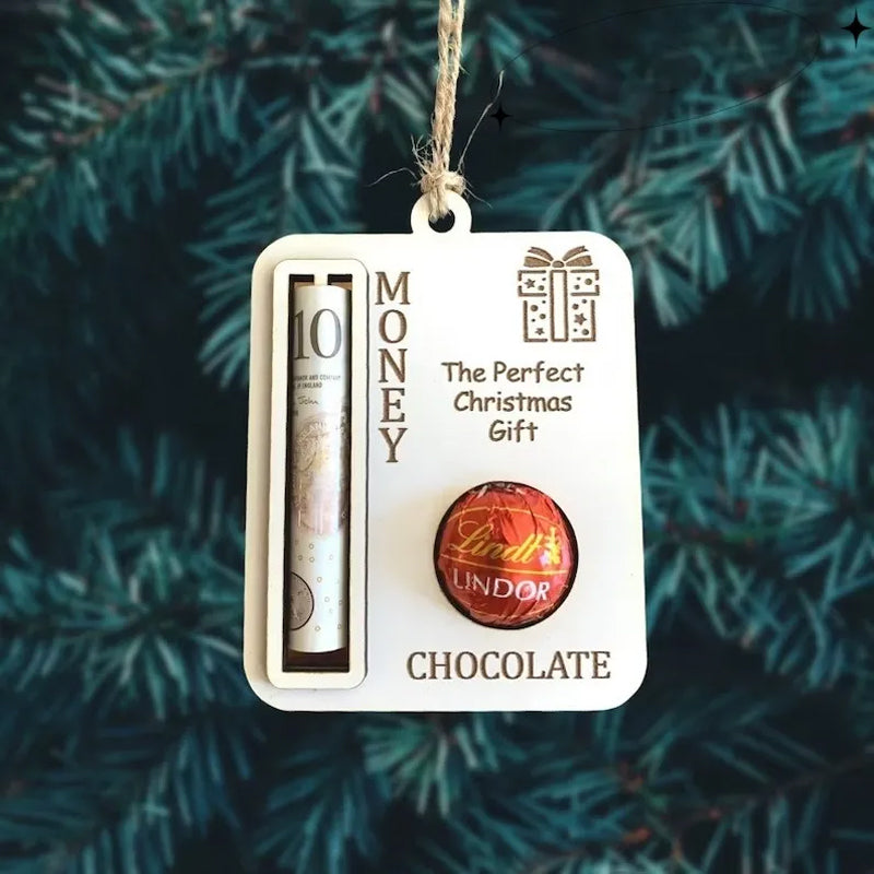 Decorazione di contanti di denaro di Natale