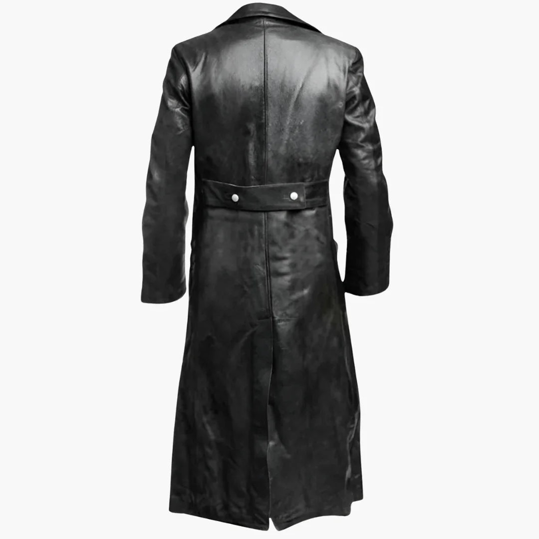 Cappotto da uomo con doppiopetto davanti