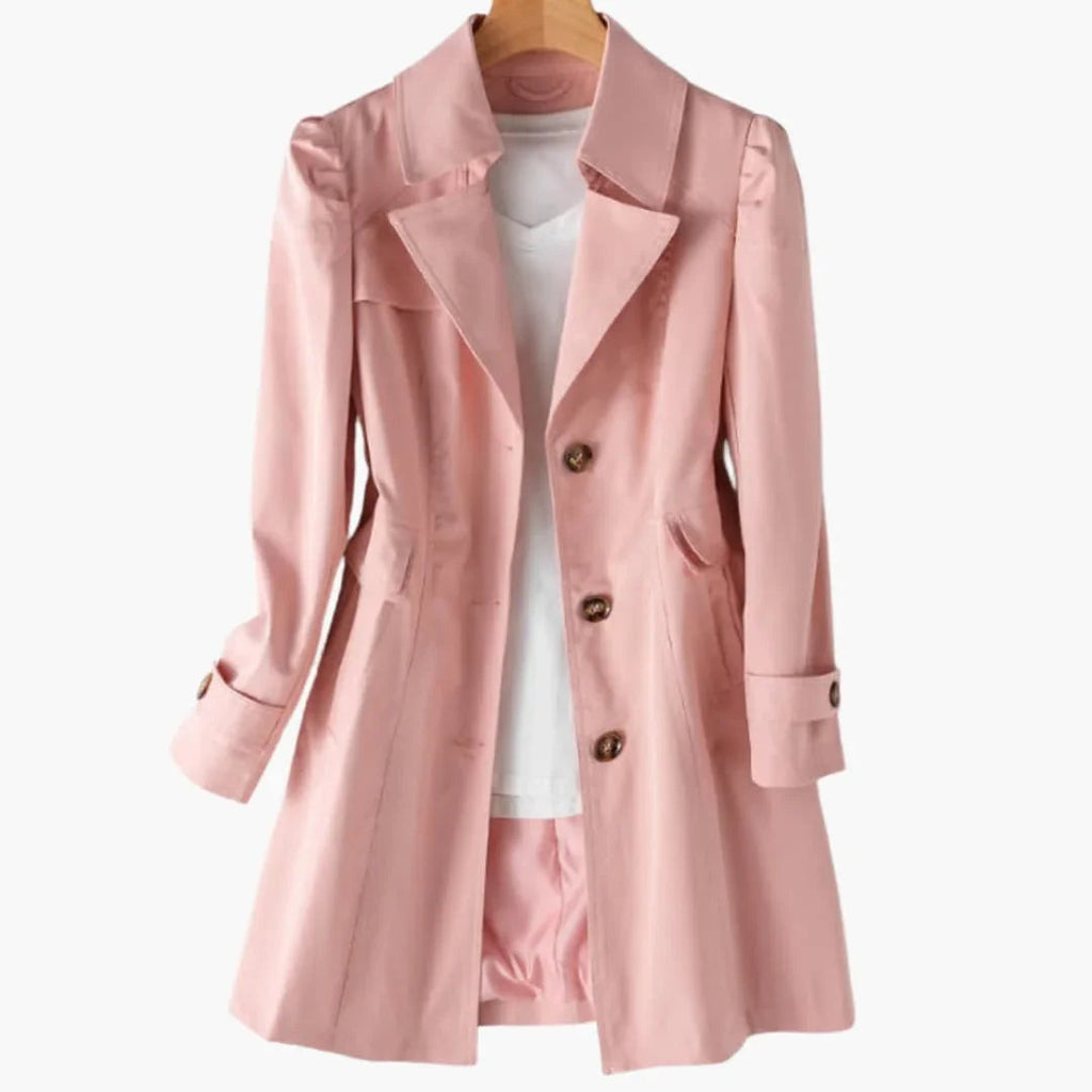 Trench con cappuccio da donna